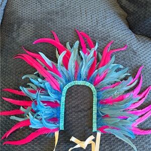 Handmade Carnival costume - collar and headpiece